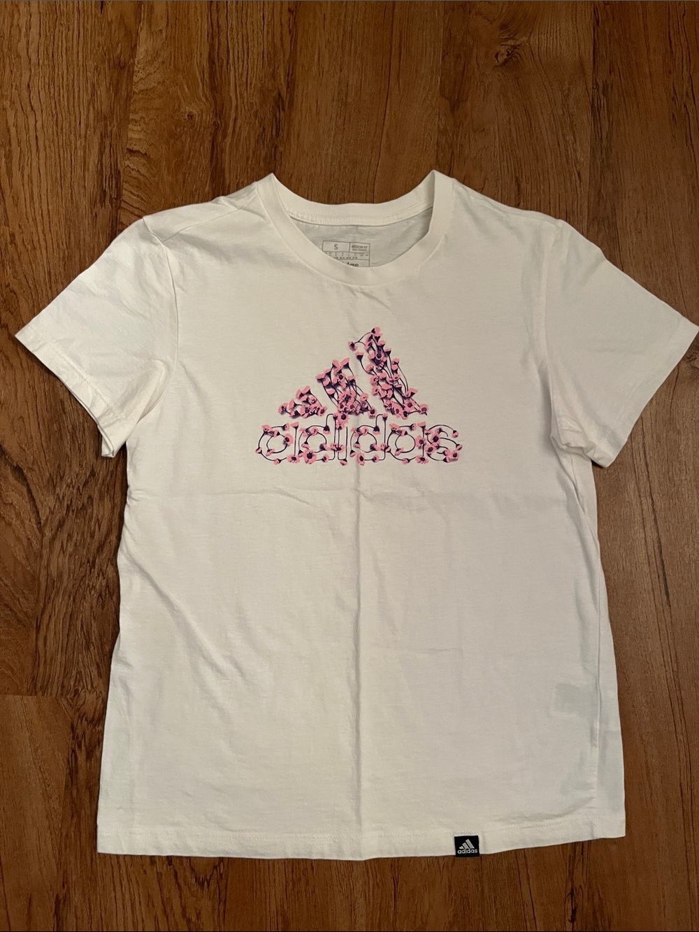 Adidas Floral Logo T-Shirt